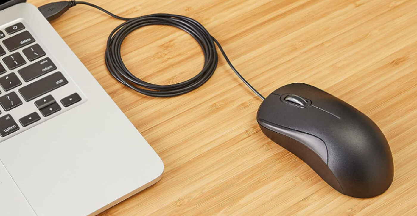 mouse con cable usb
